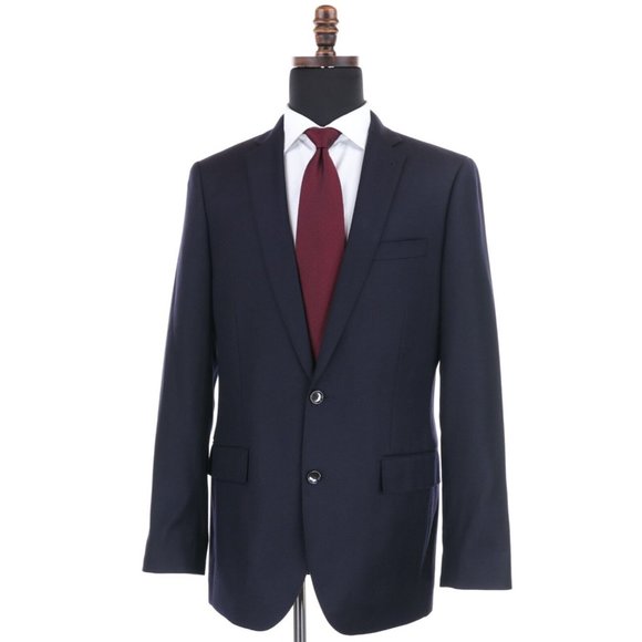 J. Crew Other - J Crew Ludlow Loro Piana 130's Wool Blazer Sport Coat Jacket 40L Midnight Blue
